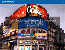 Tablet Screenshot of display.eurodisplay.com